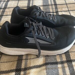 Altra Black and White Athletic Shoes